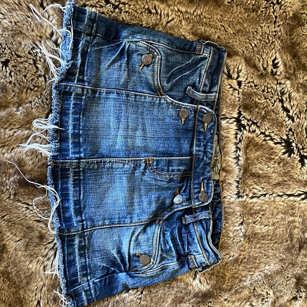 Mini Jean skirt